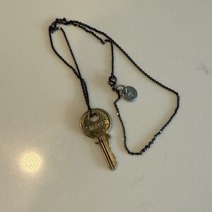 The Giving Keys silver Courage Necklace